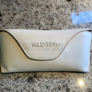 Valentino Leather Glasses Case